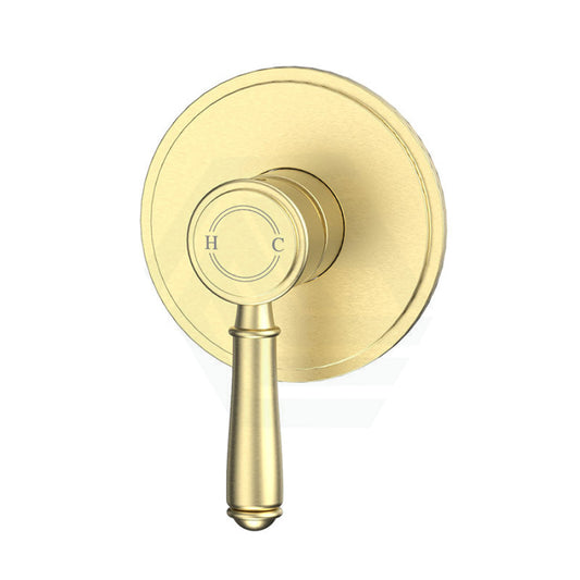 G#9(Gold) Ikon Clasico Brushed Gold Wall Mixer With Brass/Ceramic Handle Mixers