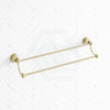 G#2(Gold) Ikon Clasico Double Towel Rail 600/800Mm Brushed Gold Rails