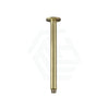 G#2(Gold) Meir 300Mm Round Ceiling Shower Arm Pvd Tiger Bronze Solid Brass Brushed Gold Arms