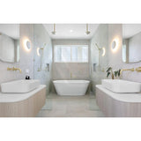 G#2(Gold) Meir 300Mm Round Ceiling Shower Arm Pvd Tiger Bronze Solid Brass Brushed Gold Arms