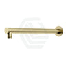 G#2(Gold) Meir 400Mm Round Wall Mounted Shower Arm Tiger Bronze Black Arms