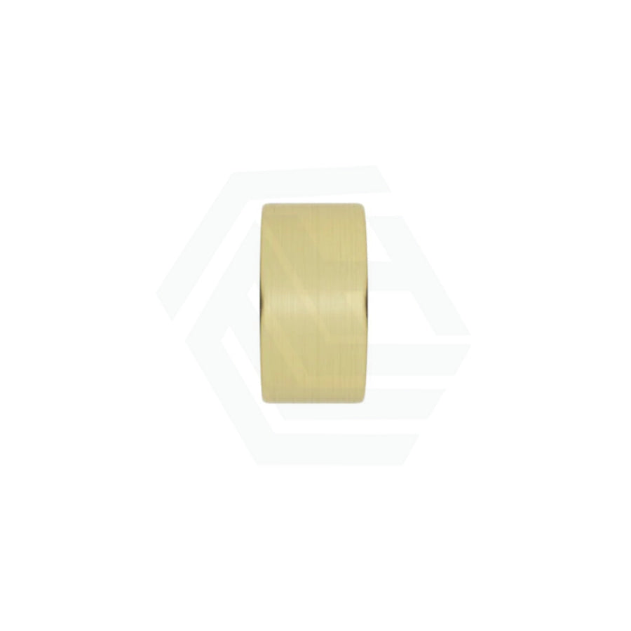 Meir Circular Wall Taps Quarter Turn Tiger Bronze Top Assemblies
