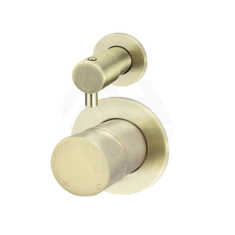 Meir Round Pinless Diverter Mixer Pvd Tiger Bronze Wall Mixers 