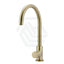 Meir Round Gooseneck 360¡ã Swivel Kitchen Mixer Tap With Pinless Handle Pvd Tiger Bronze Sink Mixers