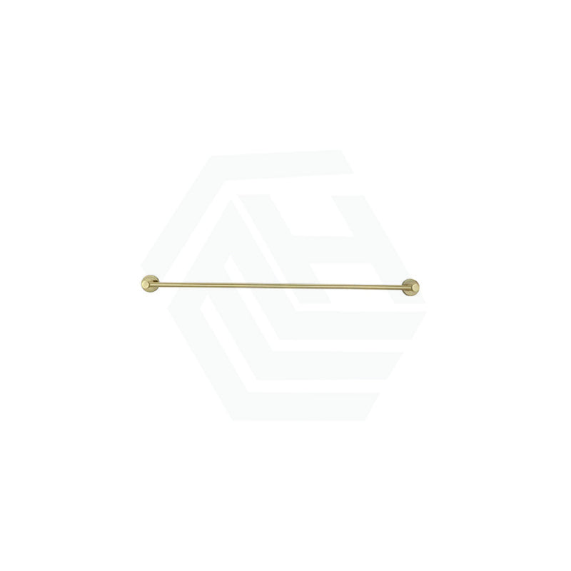 Meir Round Single Towel Rail 600Mm Pvd Tiger Bronze Brushed Gold Rails