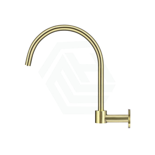 G#2(Gold) Meir Tiger Bronze High Rise Swivel Water Spout Solid Brass Wall Spouts