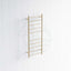G#2(Gold) Radiant Light Gold Heated Round Ladder Towel Rail 430 X 1100Mm 10 Bars Rails
