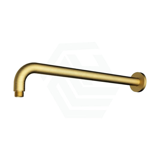 G#4(Gold) 400Mm Round Horizontal Shower Arm Brushed Gold Wall Mounted Arms