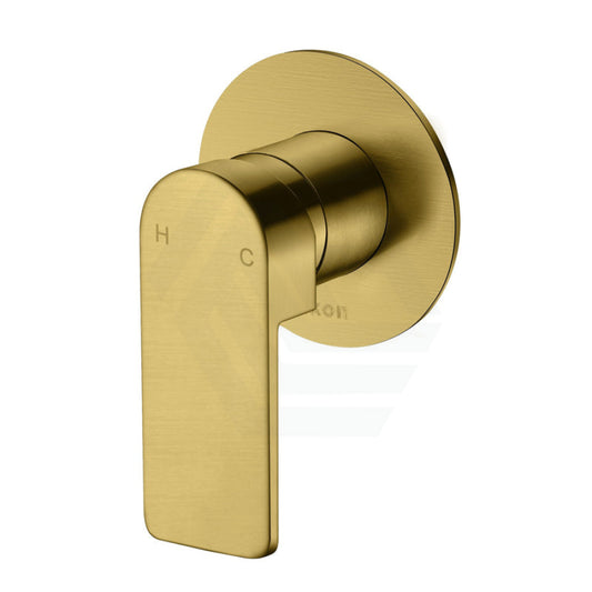 G#1(Gold) Ikon Flores Brass Brushed Gold Shower/Bath Wall Mixer Mixers