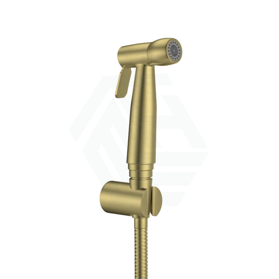 G#3(Gold) Linkware Trigger Spray With Anti-Burst Hose/Dual Check Valve Brushed Gold Toilet Bidet 