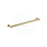G#4(Gold) Otus 600/750Mm Round Brushed Gold Double Towel Rail Rails