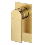 G#4(Gold) Ruki Solid Brass Brushed Gold Shower/Bath Wall Mixer Mixers