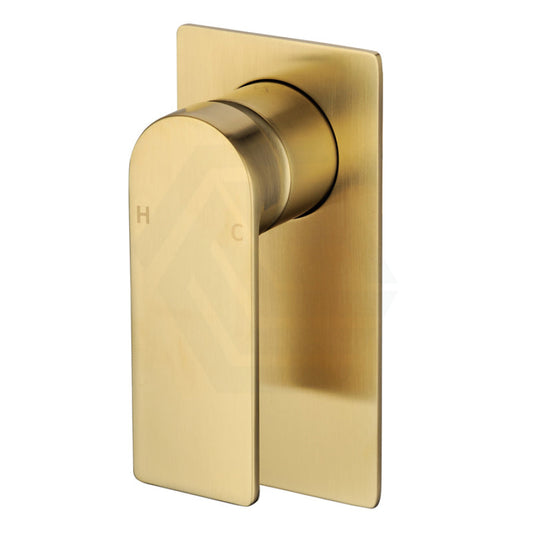 G#4(Gold) Ruki Solid Brass Brushed Gold Shower/Bath Wall Mixer Mixers