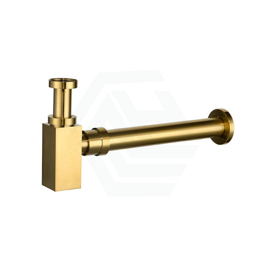 G#1(Gold) Brushed Gold Basin Bottle Trap 40Mm In Solid Brass Traps