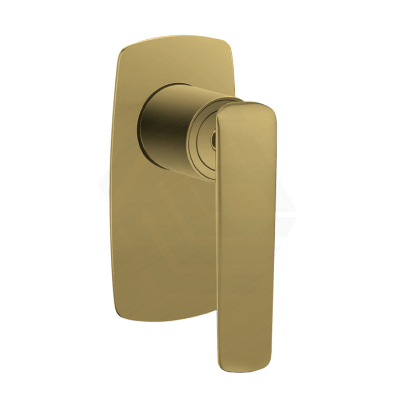 Norico Bellino Brushed Yellow Gold Solid Brass Wall Mounted Mixer For Shower And Bathtub Bathroom