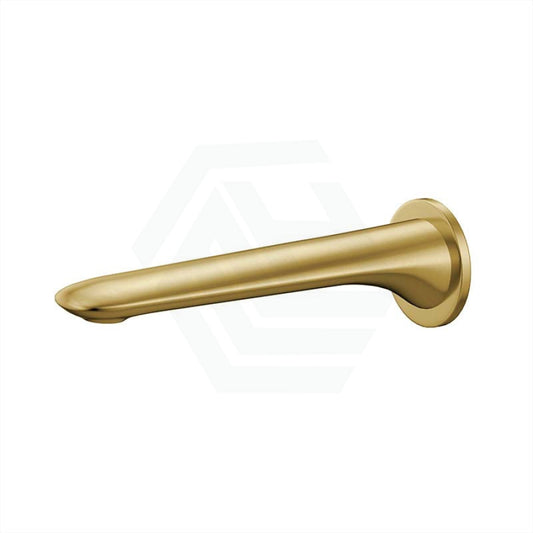 G#1(Gold) Norico Bellino Brushed Gold Solid Brass Wall Spout For Bathtub Spouts