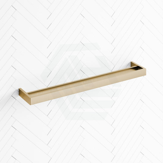 G#1(Gold) Norico Cavallo 600/800Mm Square Brushed Gold Double Towel Rail Stainless Steel 304 Rails