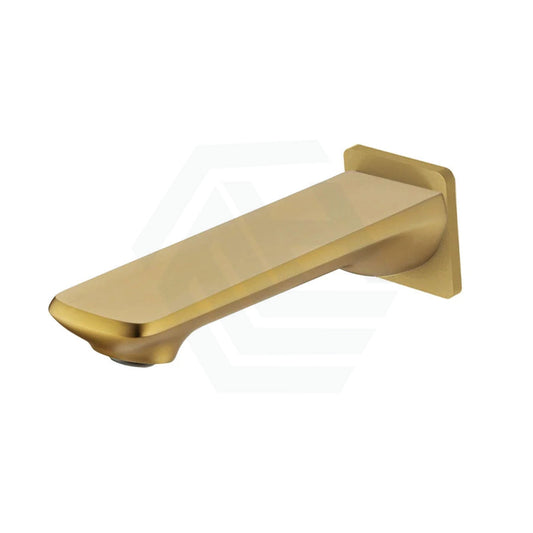 G#1(Gold) Norico Esperia Brushed Gold Solid Brass Wall Spout For Bathtub Spouts