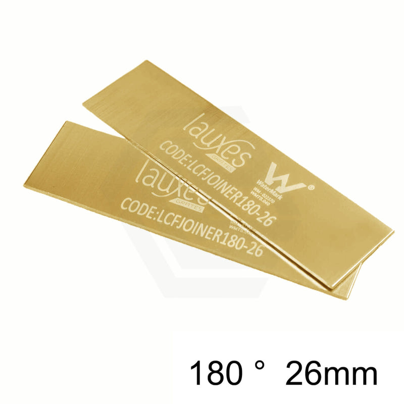 180-Degree Lauxes Matt Gold Pair Shower Grate Joiners 14/26Mm 180° 26Mm Joiner Drain Accessories