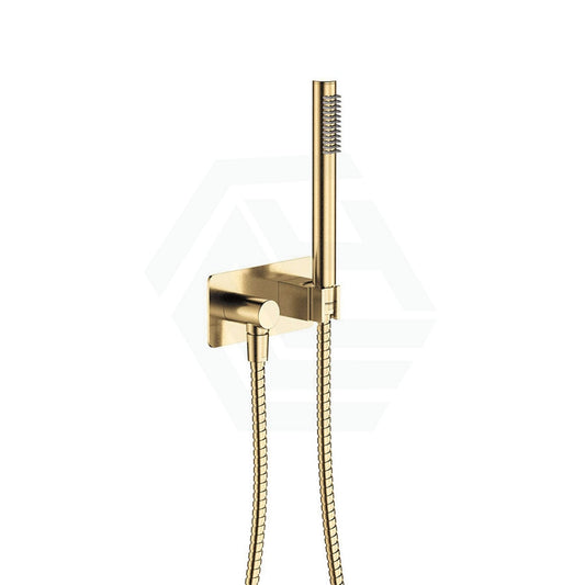 G#2(Gold) Fienza Isabella Urban Brass Hand Shower With Soft Square Plate Handheld Sets