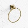 G#2(Gold) Fienza Sansa Hand Towel Ring Urban Brass Brushed Gold Holders