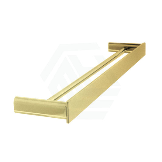 G#3(Gold) Linkware Gabe 600/800Mm Double Towel Rail Brushed Gold Rails