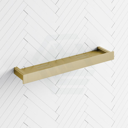 G#3(Gold) Linkware Gabe Brushed Gold Shelf Stainless Steel 304 Wall Mounted Back To Bathroom Shelves