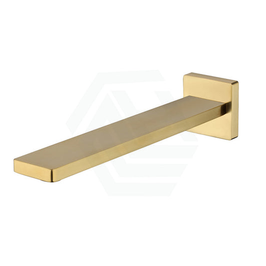 G#4(Gold) Ruki Solid Brass Brushed Gold Bathtub Spout Wall Water Spouts