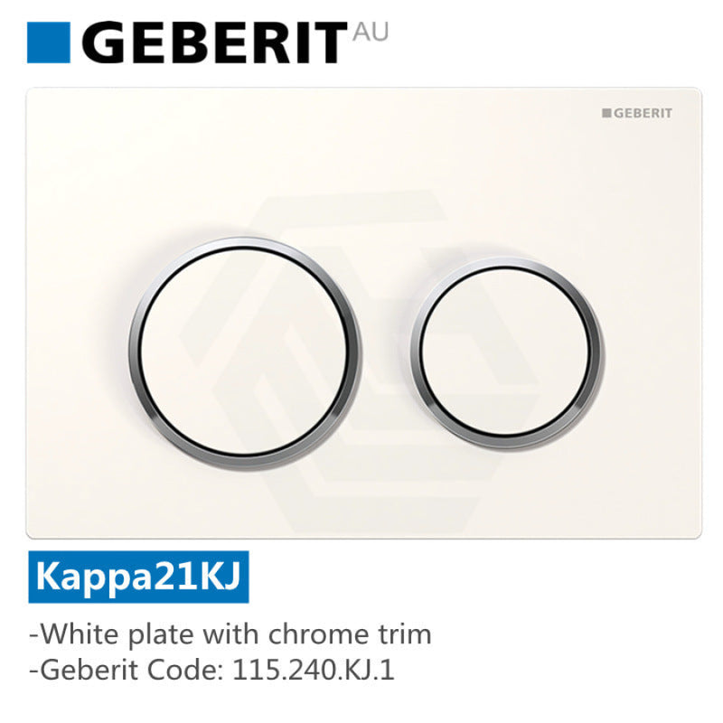Geberit Kappa-F Framed Inwall Cistern Push Button Suitable For Wall Hung Toilet Pans Top Or Front