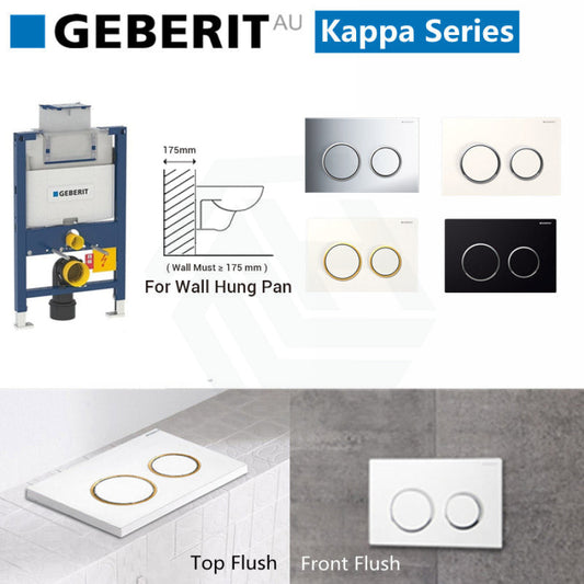 Geberit Kappa Framed Inwall Cistern For Wall Hung Toilet Pan