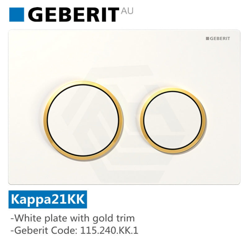 Geberit Kappa Frameless Inwall Cistern Button Suitable For Major Back To Wall S Or P Trap Toilet
