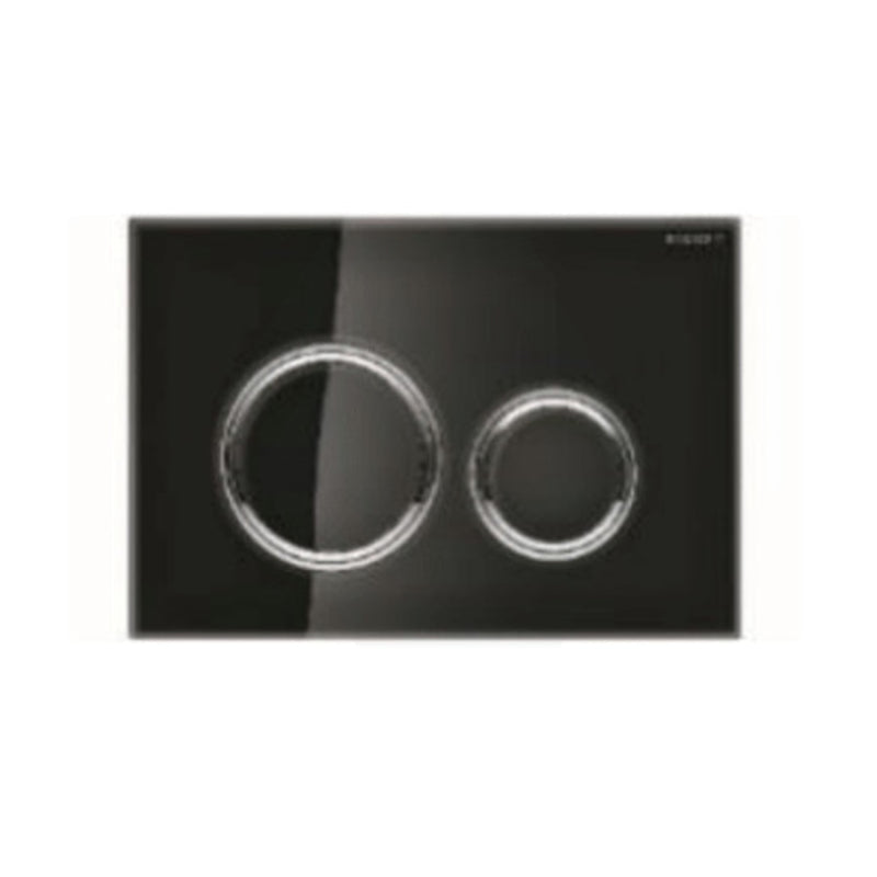 Geberit Sigma21Sj Toilet Button Black Plate Chrome Trim For Concealed Cistern 115.884.Sj.1 Toilets