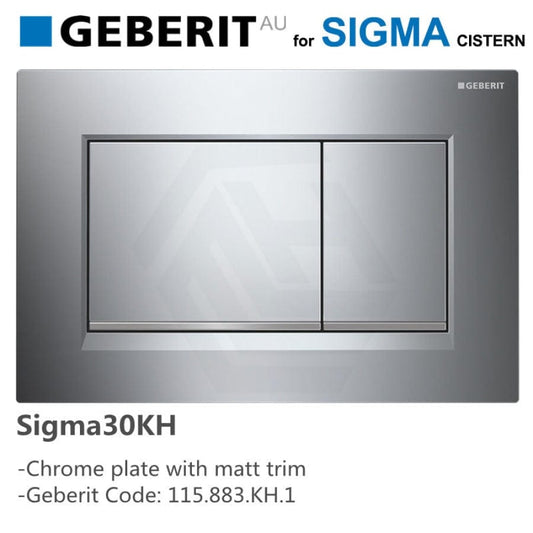 Geberit Sigma Toilet Button For Inwall Cistern Square Chrome