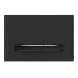 Geberit Sigma50Qd Fingerprint-Resistant Brushed Black Chrome Toilet Button For Concealed Cistern