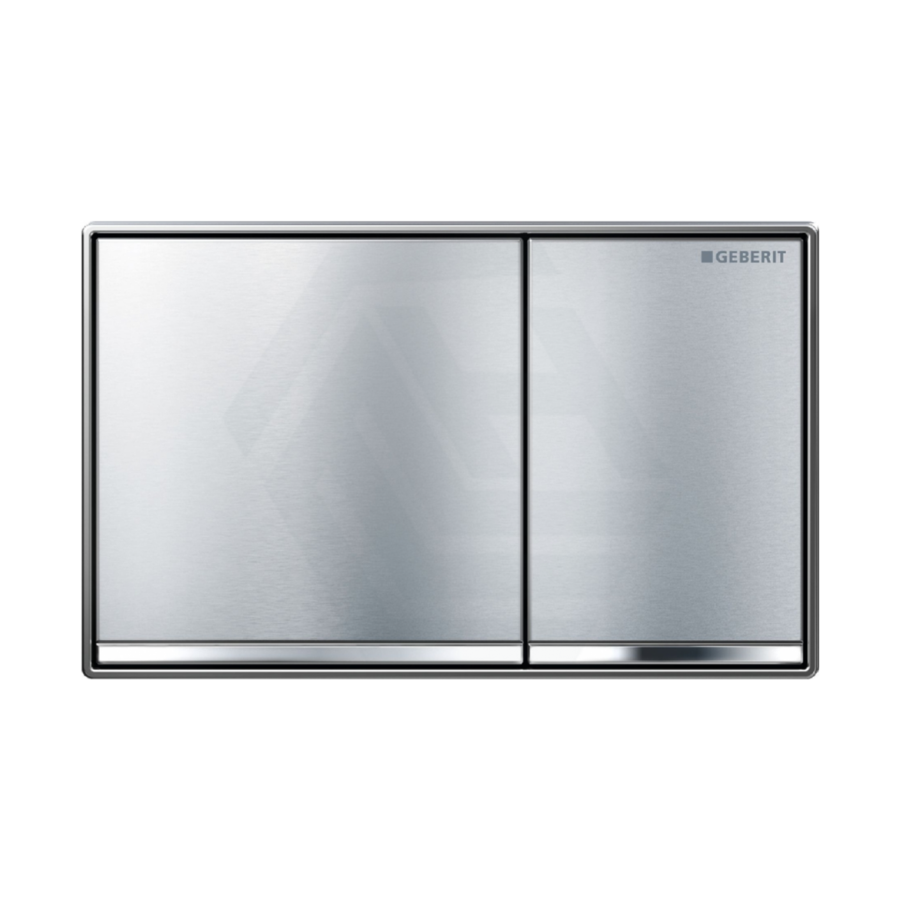 Geberit Sigma60Gh Bright Chrome Trim & Frame Brushed Button For Concealed Cistern 115.640.Gh.1