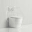 Geberit Sigma8 Inwall Concealed Cistern And Rimless Wall Faced Toilet Pan With Push Button Set