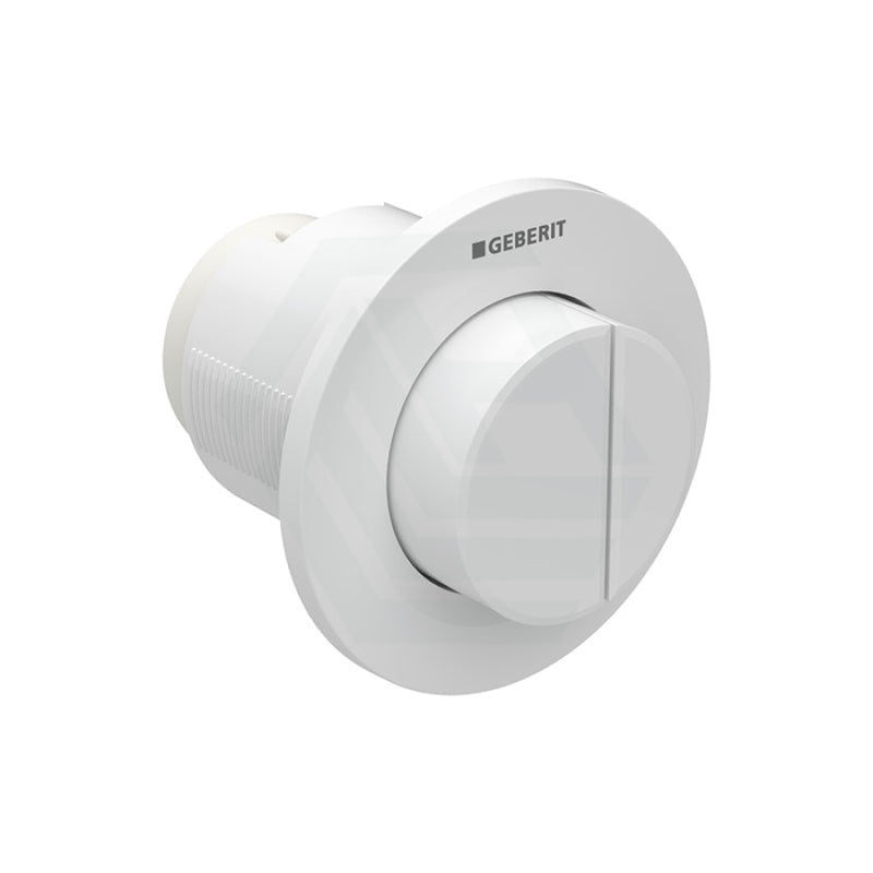 Geberit White Alpine Round Remote With Raised Care Button Abs For Sigma8 Toilets Push Buttons
