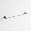 M#1(Gunmetal Grey) Norico Round Brushed Gunmetal Grey Single Towel Rack Rail 900mm Stainless Steel