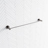 M#1(Gunmetal Grey) Norico Round Brushed Gunmetal Grey Single Towel Rack Rail 900mm Stainless Steel