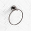 Norico Round Gunmetal Hand Towel Ring Wall Mounted Bathroom Products