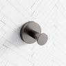 Robe Hook Stainless Steel Round Gunmetal Grey