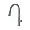 Granite Grey Round Kitchen Sink Mixer Tap 360 Swivel And Pull Out For Mixers
