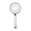 ABS Handheld Shower Round 3 Functions White and Chrome