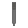 Brass Handheld Shower Square Gunmetal Grey