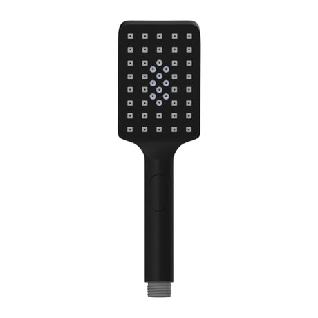 ABS Handheld Shower Square 3 Functions Matt black