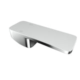 Soft Rectangle Brass Shower/Bath Wall Mixer Dress Kit Only - Chrome / Matt Black