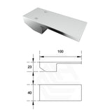 Macho Solid Brass Mixer Handle for Bathtub and Basin Chrome/Matt Black