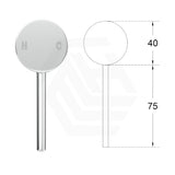 Oval Basin/Bath Wall Mixer with Spout Dress Kit Only Colour & Handles Available