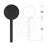 Oval Basin/Bath Wall Mixer with Spout Dress Kit Only Colour & Handles Available