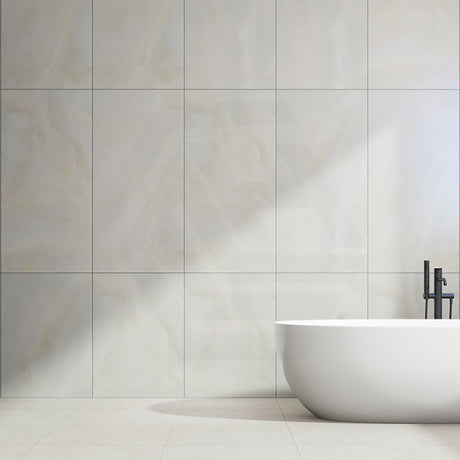 Jade Beige Marble Look Soft Matt 600/1200mm Tile